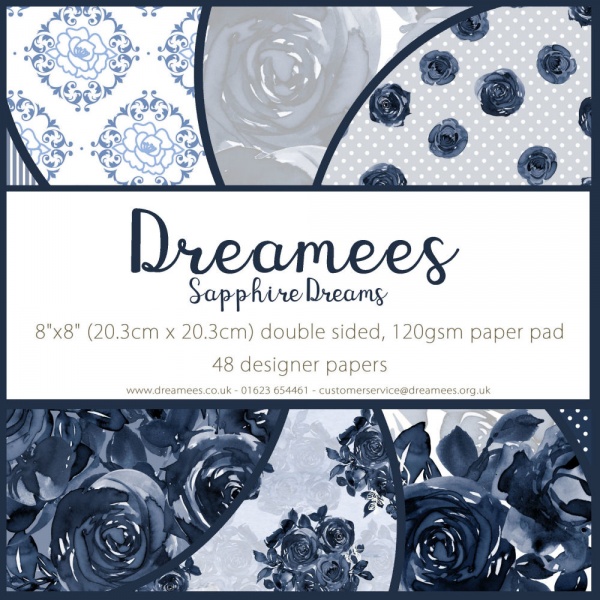 Sapphire Dreams 8x8 Paper Pad